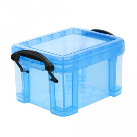 Cute Storage Boxes Home Furnishing Trumpet Mini Lock Box Organizer Blue