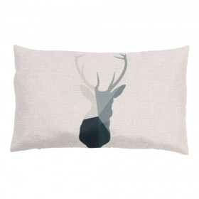 Creative deer Pattern Thick Cotton Pillowcases 30 x 50 Waist Pillowcases