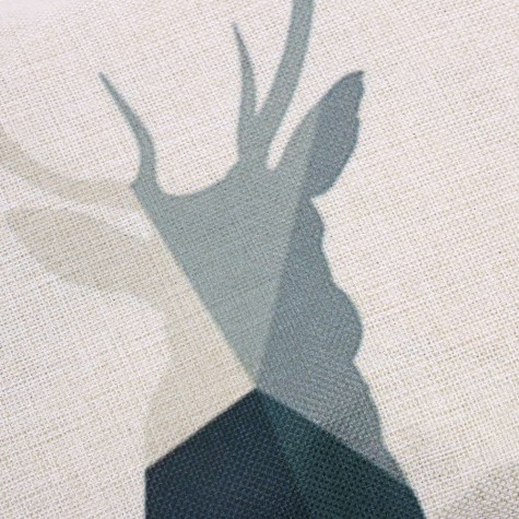 Creative deer Pattern Thick Cotton Pillowcases 30 x 50 Waist Pillowcases