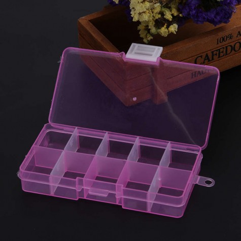 10 Grids Storage Box Detachable Jewelry Small components hardware Case