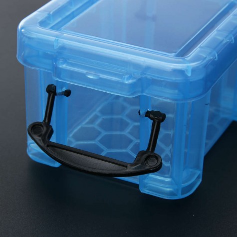 Cute Storage Boxes Home Furnishing Trumpet Mini Lock Box Organizer Blue