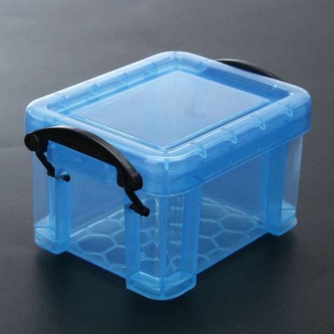 Cute Storage Boxes Home Furnishing Trumpet Mini Lock Box Organizer Blue