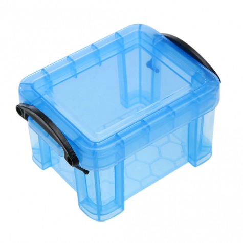 Cute Storage Boxes Home Furnishing Trumpet Mini Lock Box Organizer Blue