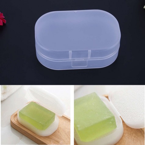 Travel Handmade Soap Box Case Dishes Waterproof Leak Proof Transparent Case