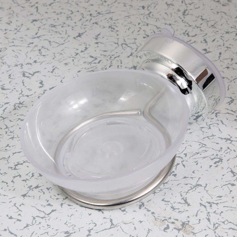 Stainless Steel Strong Vacuum Suction Cup Bathroom Soap Shelf Dish Holde