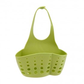 Housing Kitchen Shelves Rack Kitchen Sponge Holder Storage Basket(Green)