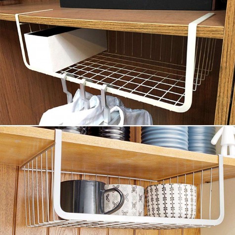 Storage Rack Chopping Block Rack Cutting Board Towel Hanging Holder(White)