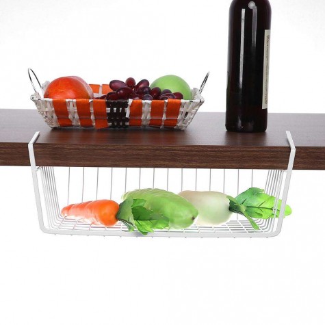 Storage Rack Chopping Block Rack Cutting Board Towel Hanging Holder(White)