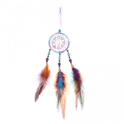 Countryside Feather Dream Catcher Net Beads Dreamcatcher Home Car Decor