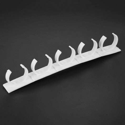 4pcs White Plastic Spice Rack Clip Bottleneck Storage Holder Kitchen Tools