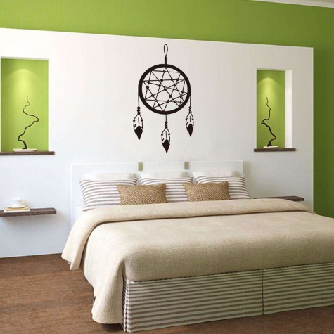 Dream Catcher Removable Wall Stickers Waterproof Living Bedroom Decor Decal