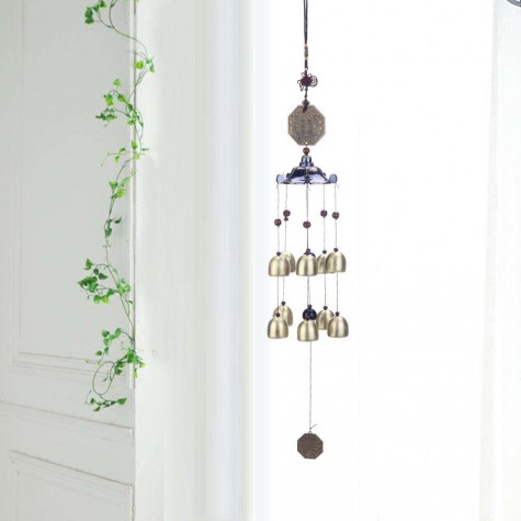 Wind Chime Chapel Bells Garden Door Windows Wall Hanging Home Decor