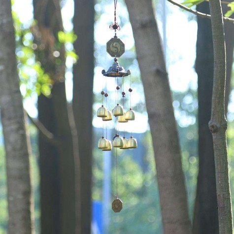 Wind Chime Chapel Bells Garden Door Windows Wall Hanging Home Decor