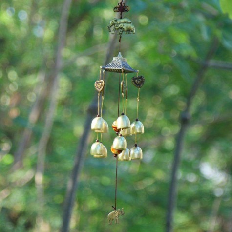 Metal Wind Chime Chapel Bells Garden Door Wall Hang Decor Gift (01)