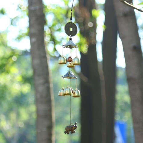 Creative Metal Wind Chime Wind Bells Garden Door Wall Hang Ornament