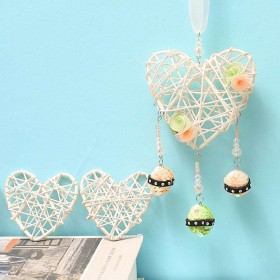 Heart Shaped Tree Vine Dream Catcher Handmade Wind Chimes Car Pendant Decor