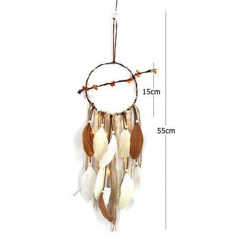 Branch Feathers Handmade Dreamcatcher Craft Dream Catcher Net Home Decor