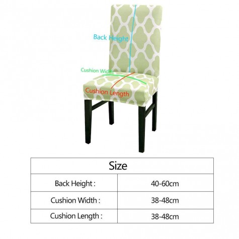 Printing Elastic Thin Stretch Seat Case Slipcover Chair Cover Hotel Decor