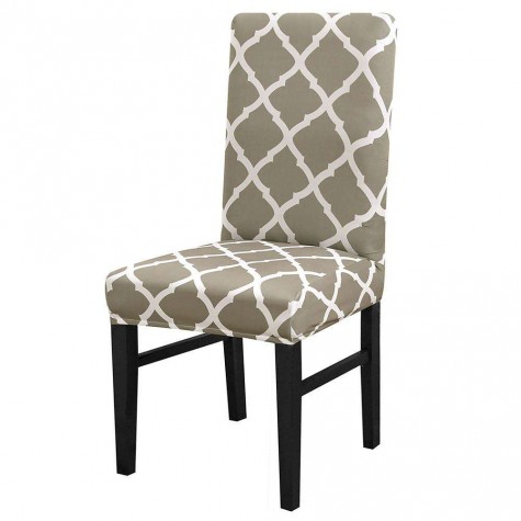 Elastic Dining Chair Cover Modern Removable Anti-dirty Seat Cushion