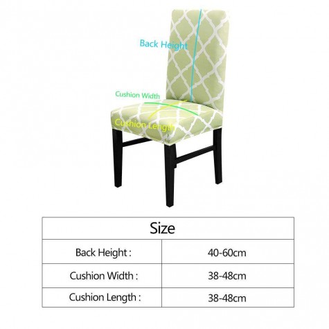 Modern Anti-dirty Slipcover Dining Room Chair Cover for Banquet Wedding