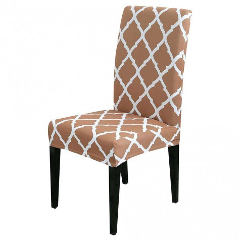 Fashion Stretch Restaurant Chair Cover Anti-dirty Seat Covers