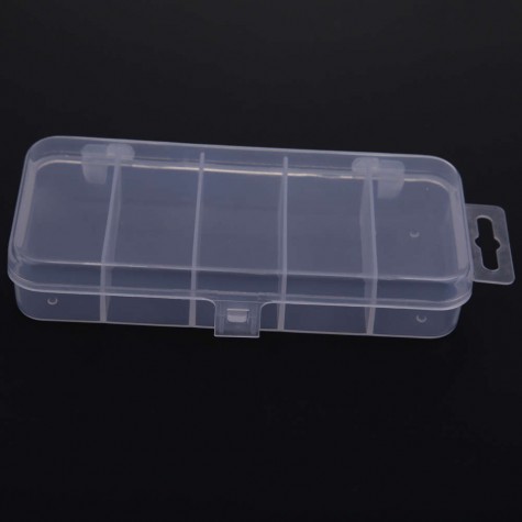 Transparent Plastic Fishing Lure Bait Box Storage Organizer Container Case