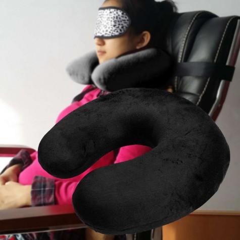 Memory Foam U Shaped Travel Pillow Neck Support Head Rest Cushion Gift