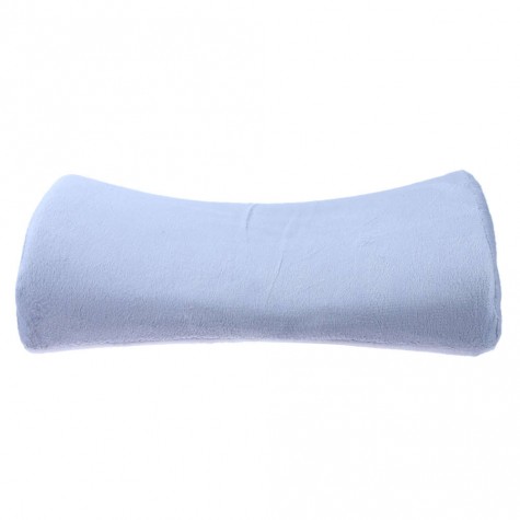 Memory Foam Lumbar Cushion Back Support Travel Pillow Car Seat Grey